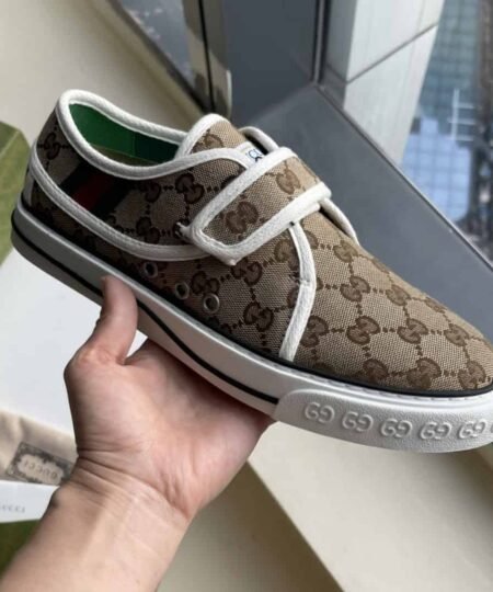 Alternative view of Gucci Women's Tennis 1977 Sneaker Brown Red For Women ‎692918