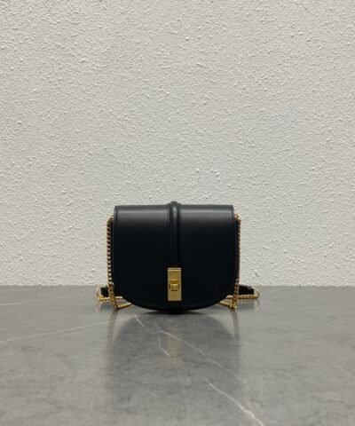 Celine Small 16 Wallet On Chain Black For Women 6in/14cm 10G453CQ7.38NO