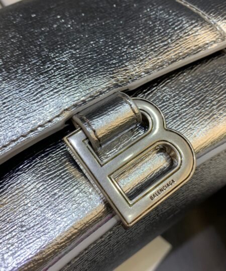 Alternative view of Balenciaga Hourglass Small Handbag In Sliver, For Women, Women's Bags 9in/23cm