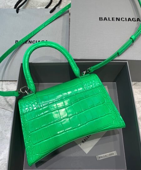 Alternative view of Balenciaga Hourglass Small Handbag In Green, For Women, Women's Bags 9in/23cm