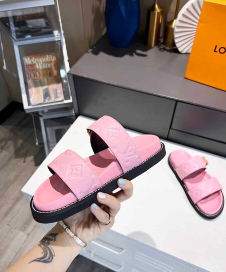 Alternative view of Louis Vuitton Women's Bom Dia Flat Mule Pink For Women LV