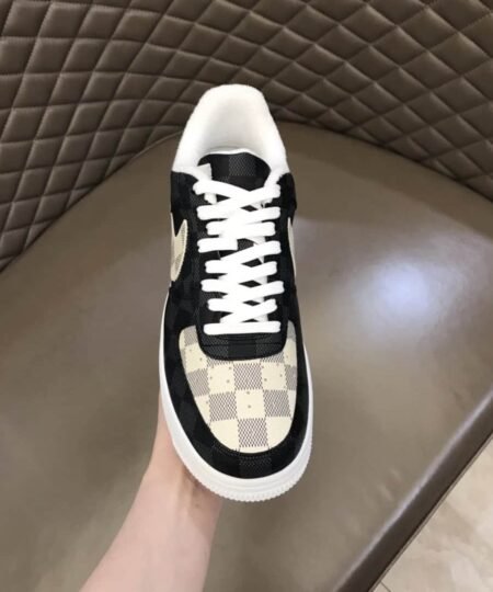 Alternative view of Louis Vuitton And Nike “Air Force 1” By Virgil Abloh Black-White For Men, Men’s Shoes