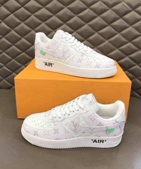 Louis Vuitton And Nike “Air Force 1” By Virgil Abloh White For Men, Men’s Shoes