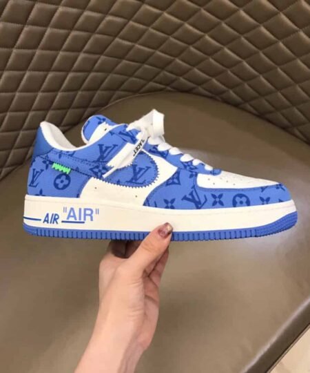Alternative view of Louis Vuitton And Nike “Air Force 1” By Virgil Abloh White/Team Royal For Men, Men's Shoes 1A9VAO
