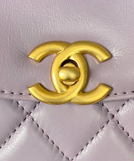 Alternative view of Chanel Kelly Bag Purple For Women 7.8in/19cm