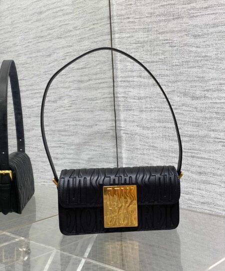 Alternative view of Miss Dior Flap Bag Black For Women 22cm/8.5in - M2610UBOS_M900