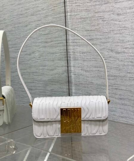 Alternative view of Miss Dior Flap Bag Latte For Women 22cm/8.5in - M2610UBOS_M030