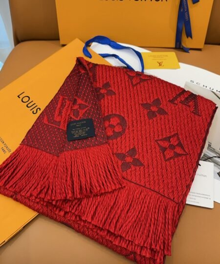 Louis Vuitton Scarf Red For Women