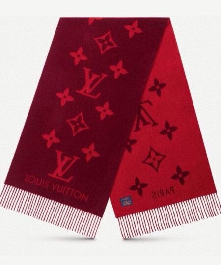 Louis Vuitton Reykjavik Scarf Red For Women