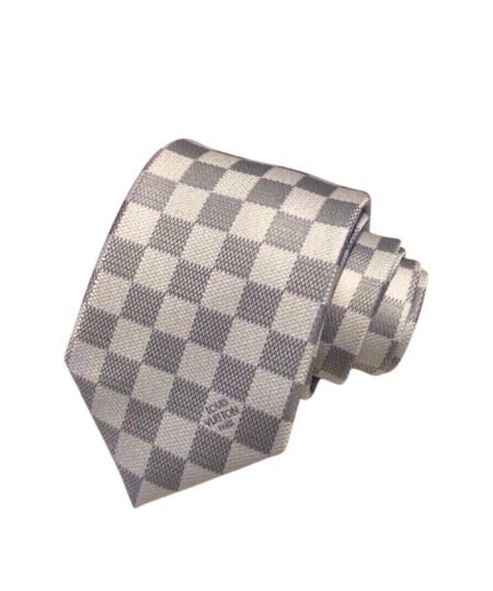 Louis Vuitton Damier Classic Tie Grey LV Men Tie M71214
