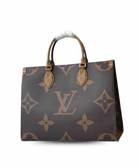 Louis Vuitton OnTheGo MM Monogram And Monogram Reverse Canvas For Women, Women's Handbags, Shoulder Bags 13.8in/35cm LV M45321