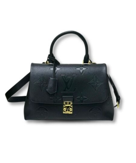 Louis Vuitton Madeleine MM Monogram Empreinte Black For Women, Women's Handbags, Shoulder and Crossbody Bags 11.8in/30cm LV M45976