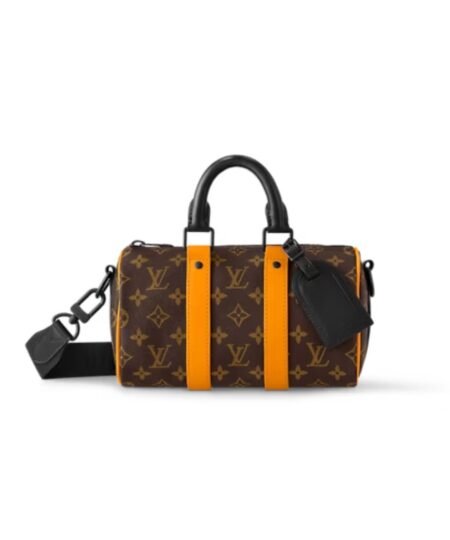 Louis Vuitton Keepall Bandouliere 25 Bag Brown/Black For Men 25cm/ 9.8 in M46687
