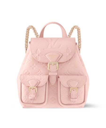 Louis Vuitton Backup Pink For Women 8.6 Inches/ 22 Cm M47074