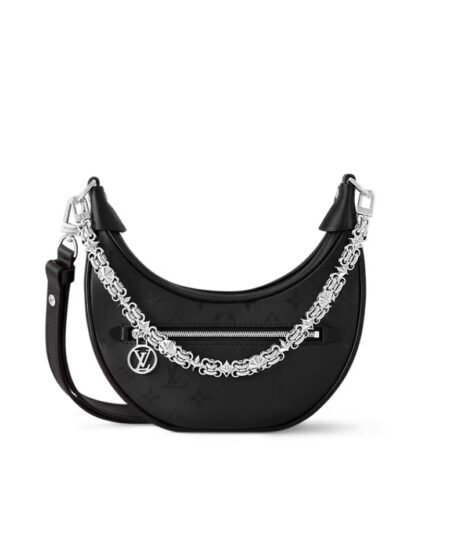 Louis Vuitton Loop Black Bag For Women 9 Inches/ 23 Cm M11267