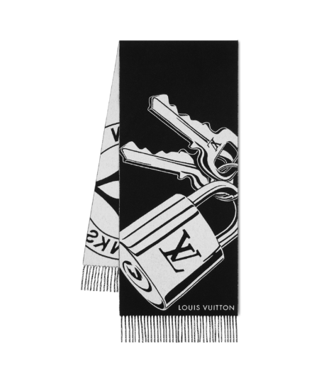 Louis Vuitton Lock And Keys Scarf