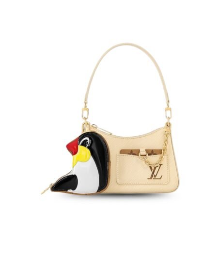 Louis Vuitton Marellini Epi Leather Handbag Banane Yellow For Women M11477 7.5inch/19cm