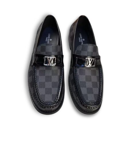 Louis Vuitton Monte Carlo Mocassin Damier Canvas Black For Men LV