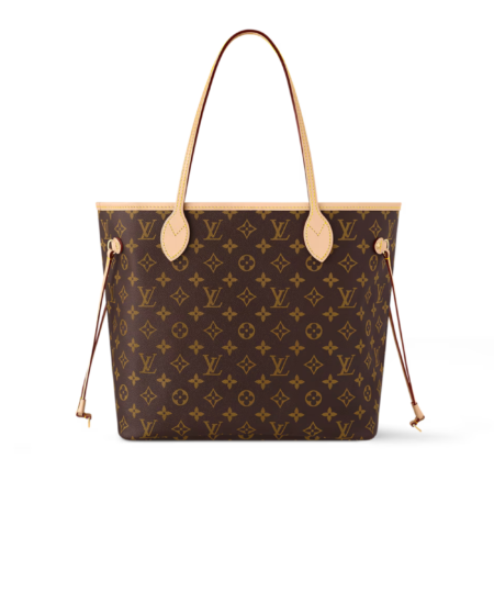 Louis Vuitton Neverfull MM Tote Bag Monogram Canvas Brown For Women 12.6in/32cm LV M40995