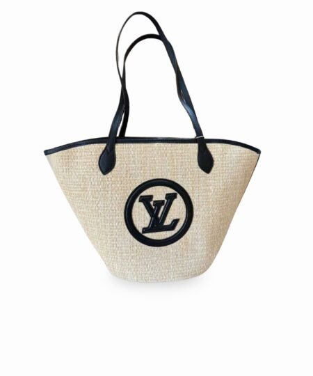 Louis Vuitton Saint Jacques Raffia Beige For Women, Women's Handbags, Shoulder And Crossbody Bags 22.4in/57cm LV M59808