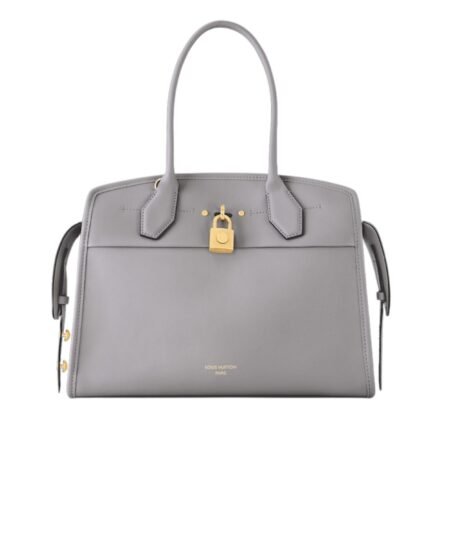 Louis Vuitton City Steamer Soft MM Gris Trianon For Women 36cm/11.8in - M12550