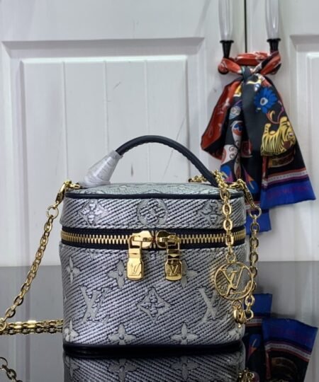 Alternative view of Louis Vuitton Micro Vanity Bag Silver Tone For Women 11cm/ 4.3 in