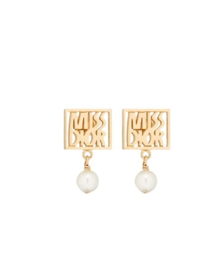 Miss Dior Earrings Gold For Women E3559WOMRS_D301