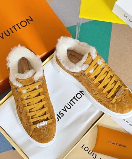 Louis Vuitton Women's Time Out Sneaker Brown For Women LV