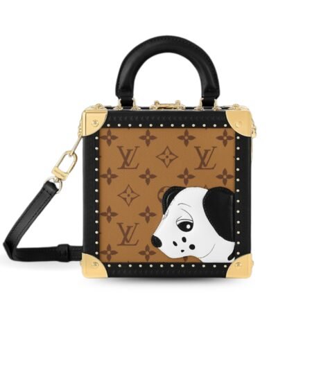 Louis Vuitton Mini Square Trunk Dalmatien Brown For Women M11206 6.7in/17cm
