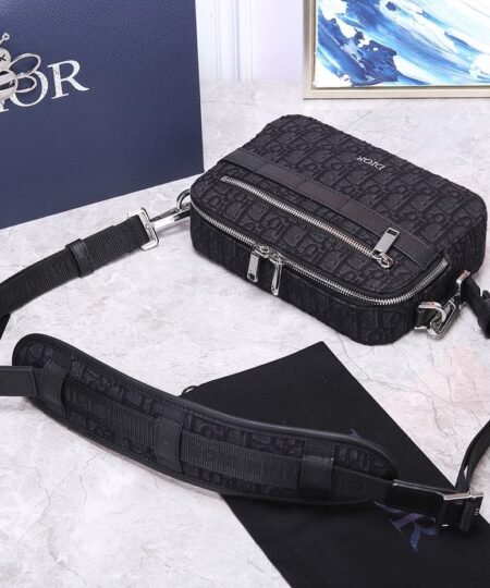 Alternative view of Christian Dior Safari Messenger Bag Black For Women 8.6in/22cm CD 1ESPO206YKY_H10E