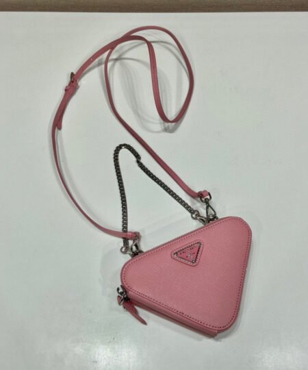 Alternative view of Prada Saffiano Mini Pouch In Pink For Women 5.9in/ 15cm 1NR015_053_F0442