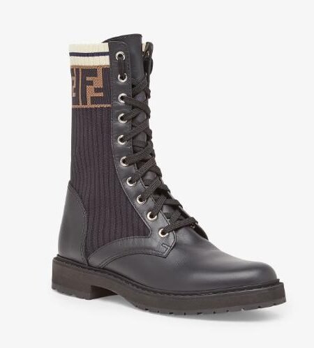 Alternative view of Fendi Rockoko Boots Black For Women 8T6780A3H4F13MC