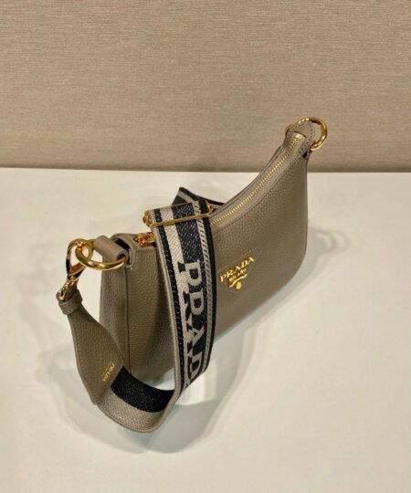 Alternative view of Prada Shoulder Bag In Grey For Women 9.5 in/ 24 cm 1BH193_2DKV_F0JDS_V_3OO