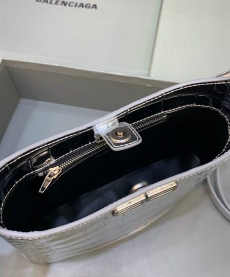 Alternative view of Balenciaga Small Hobo Bag Metalic Sliver Tone For Women 9in/23 cm