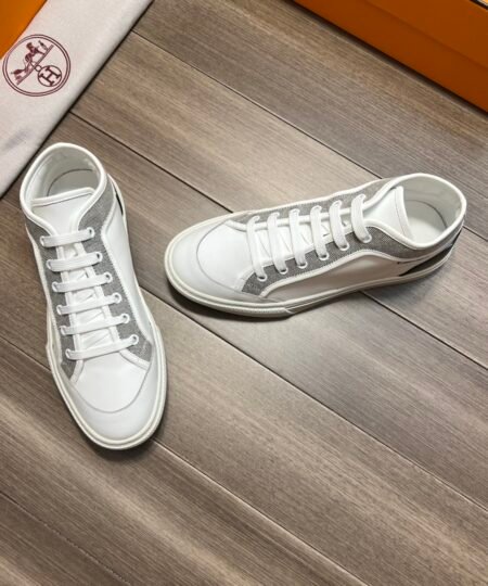 Hermes Enjoy Sneaker White For Men H221913ZHBP390