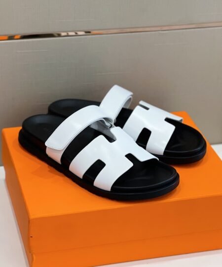 Hermes Takara Sandals White For Men