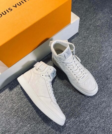 Louis Vuitton Rivoli Sneaker Boot White For Men LV