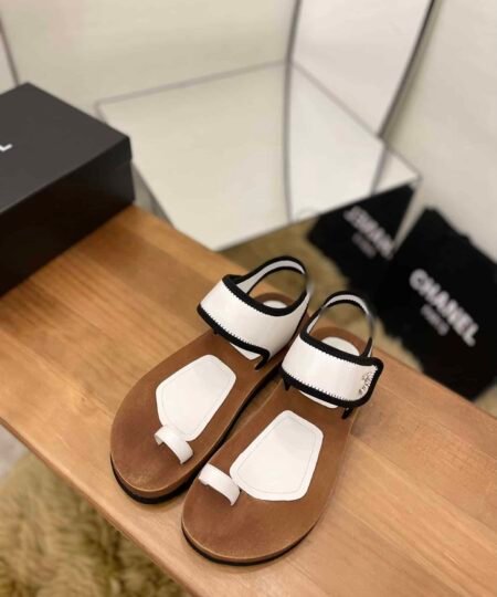 Alternative view of Chanel Women's Velcro Flops Sandals White For Women