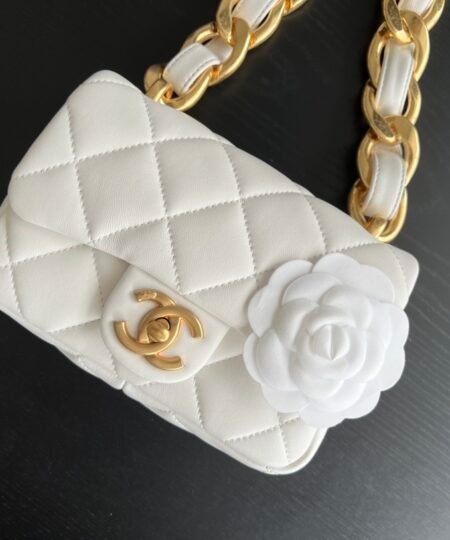 Alternative view of Chanel Trendy Cc Flap Bag White/ Beige For Women 6.7 in / 17 cm