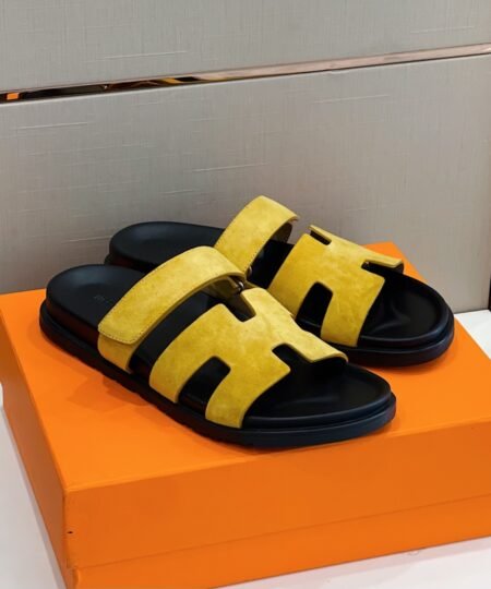 Hermes Takara Sandals Yellow For Men