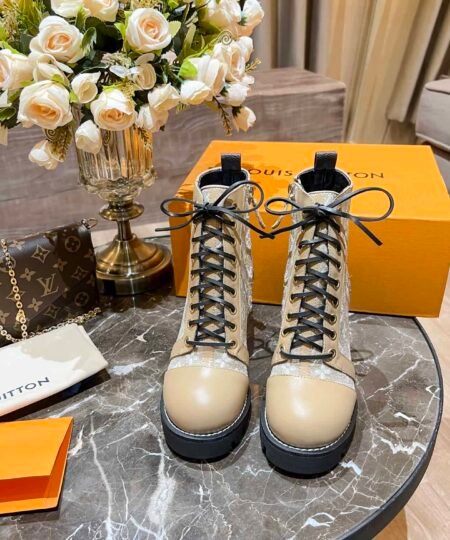 Alternative view of Louis Vuitton Women's Star Trail Ankle Boot Beige For Women LV