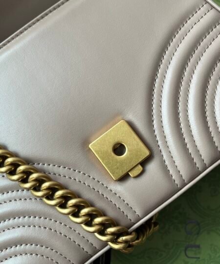 Alternative view of Gucci GG Marmont Mini Top Handle Bag Nude For Women, Women's Bags 8.3in/21cm GG