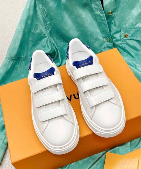 Louis Vuitton Women's Time Out Sneaker Blue For Women LV 1AADQ0