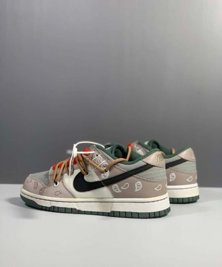 Alternative view of Nike Dunk Low Retro Vibe Grey and Green Sneaker For Men, Men's Shoes