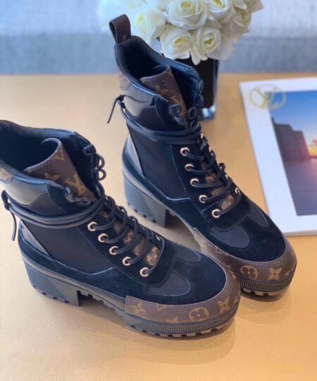 Alternative view of Louis Vuitton Laureate Desert Boots Calfskin Leather Fall/Winter 2020 Collection 1A4XXZ Black/Brown