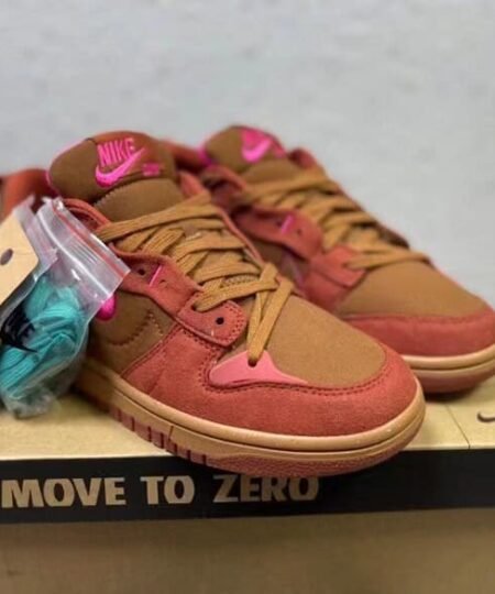 Nike Dunk Low Disrupt 2 Desert Bronze Pink Prime-Rugged Orange Sneaker For Men, Men’s Shoes DH4402-200