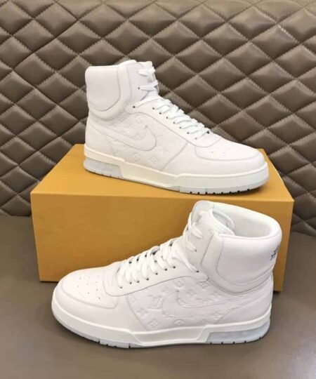Louis Vuitton x Air Jordan 1 Is Amongst Us in Full White For Men, Men’s Shoes