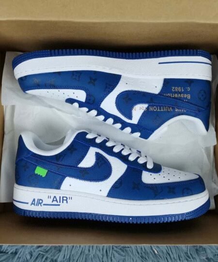Nike Air Force 1 Low x Louis Vuitton Virgil Abloh 'White Blue' For Men