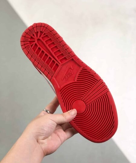 Alternative view of Nike Dunk Low Off-White University Red-Wolf Grey For Men, Men’s Shoes CT0856-600