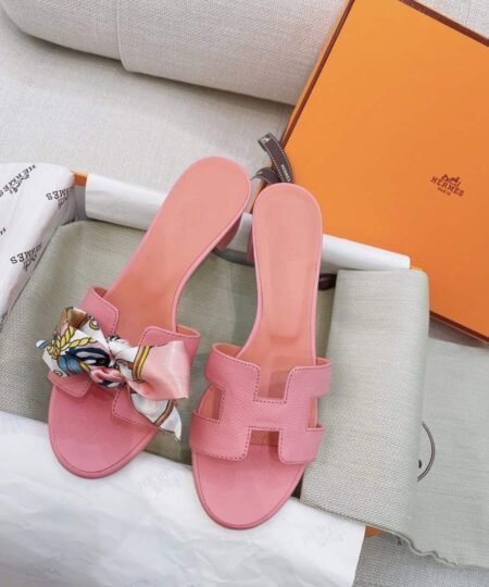 Hermes Oasis Sandal Pink For Women, Women's Shoes H151215Z